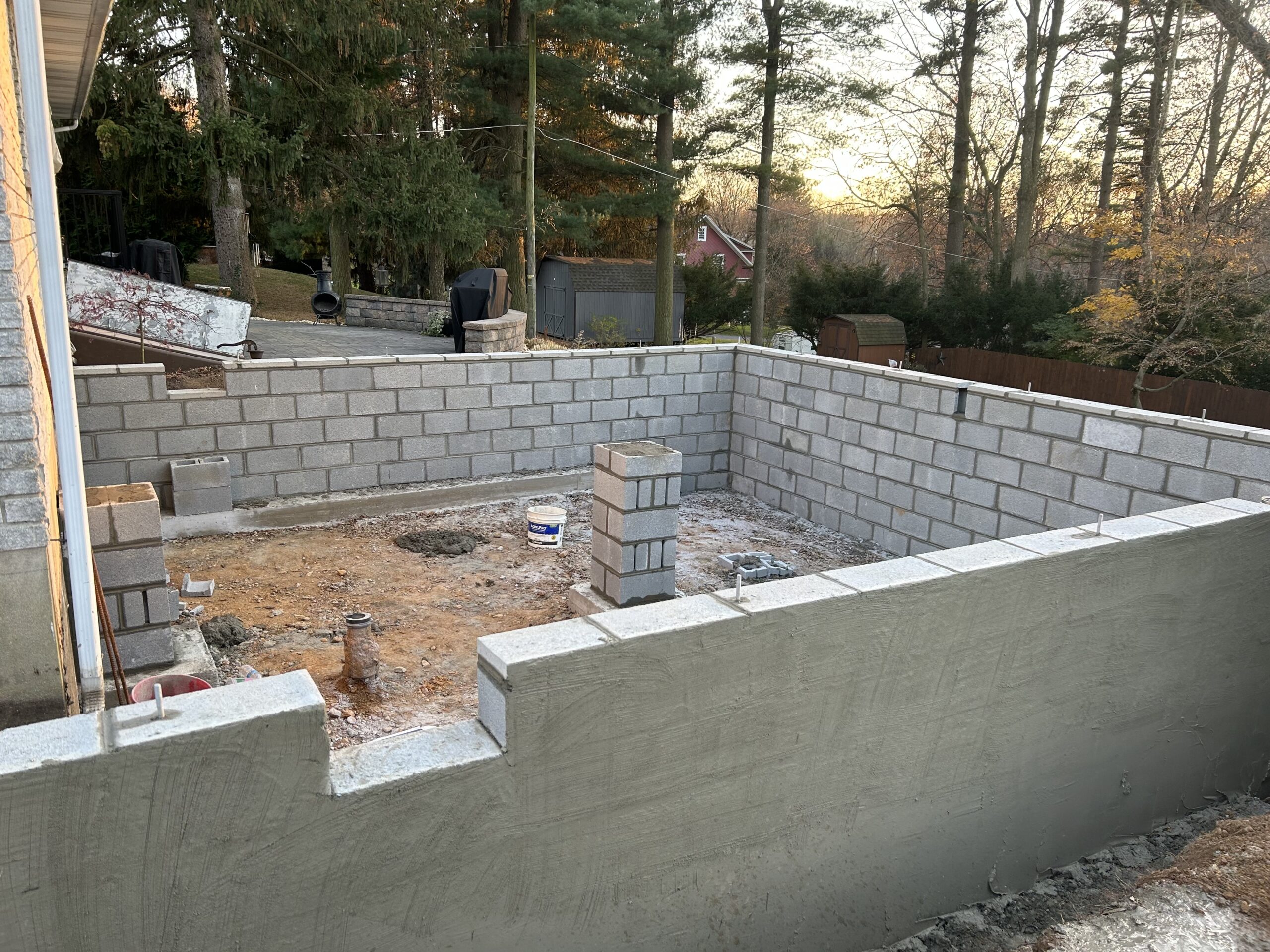 IMG_0874 Masonry wall build.